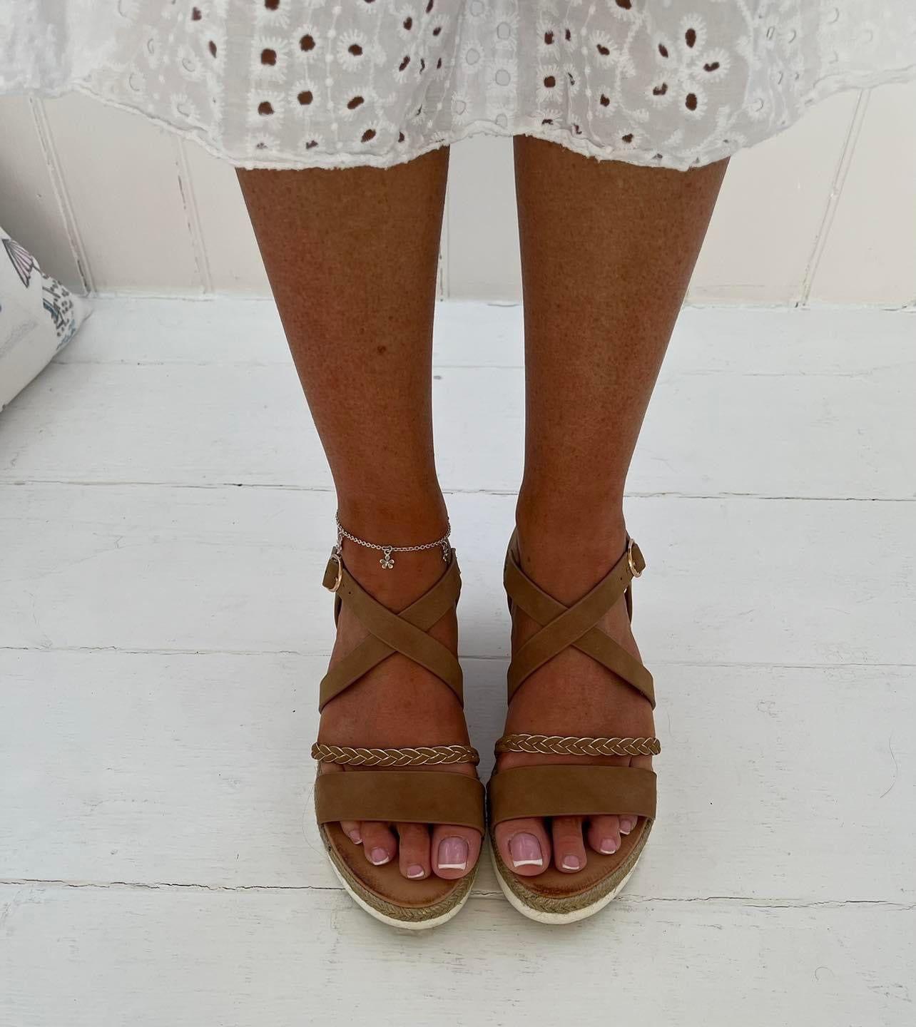 Tan Wedges - Sadie