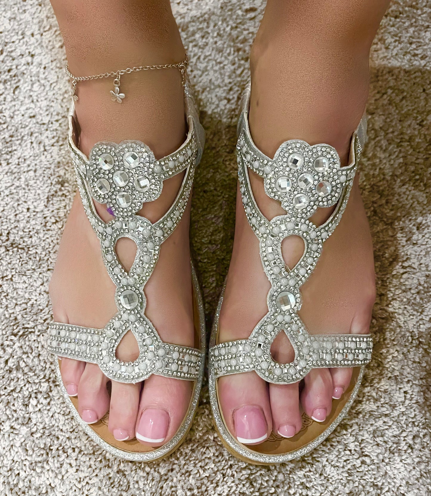 Sahara Silver Sandals