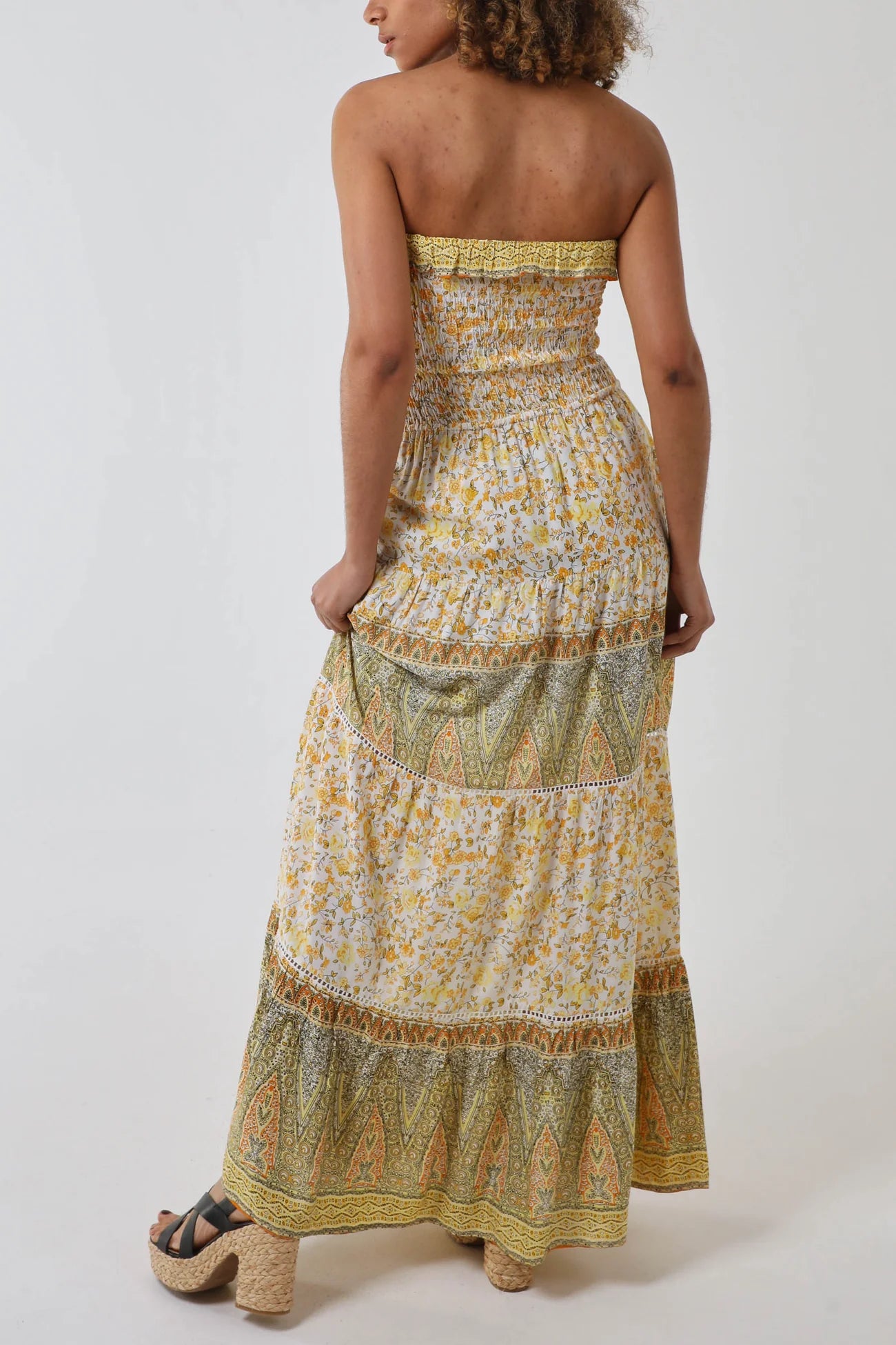 Bandeau Floral and Shell Maxi (Tall)