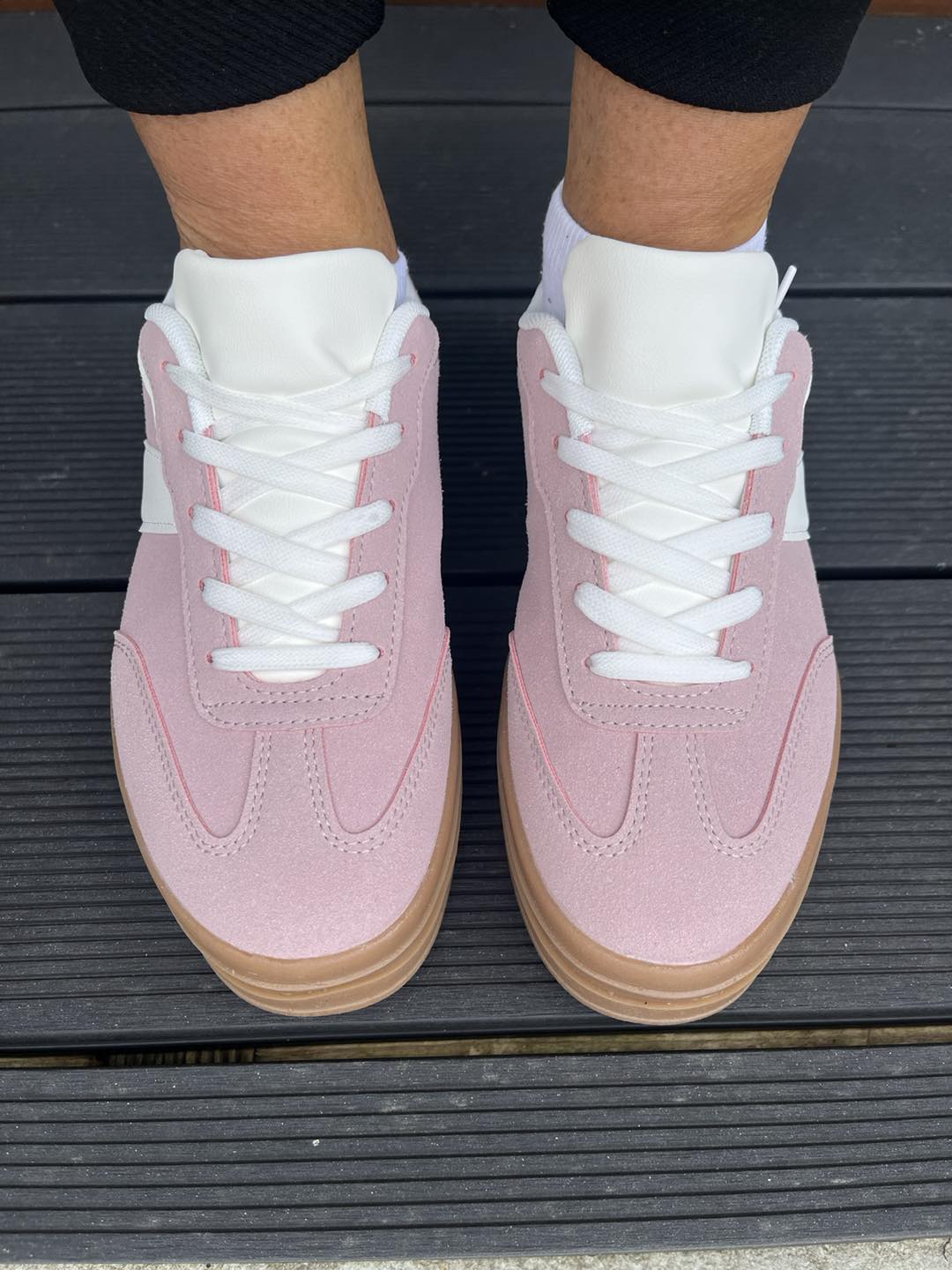 Triple Stacked Sneaker - Pink