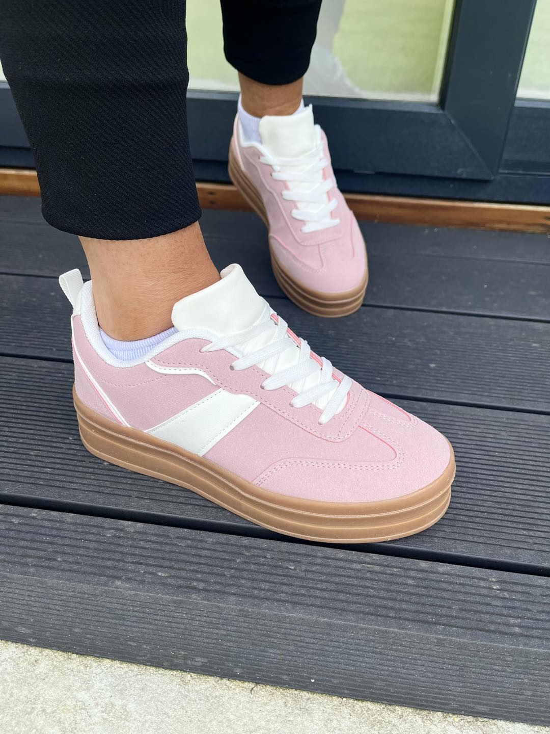 Triple Stacked Sneaker - Pink