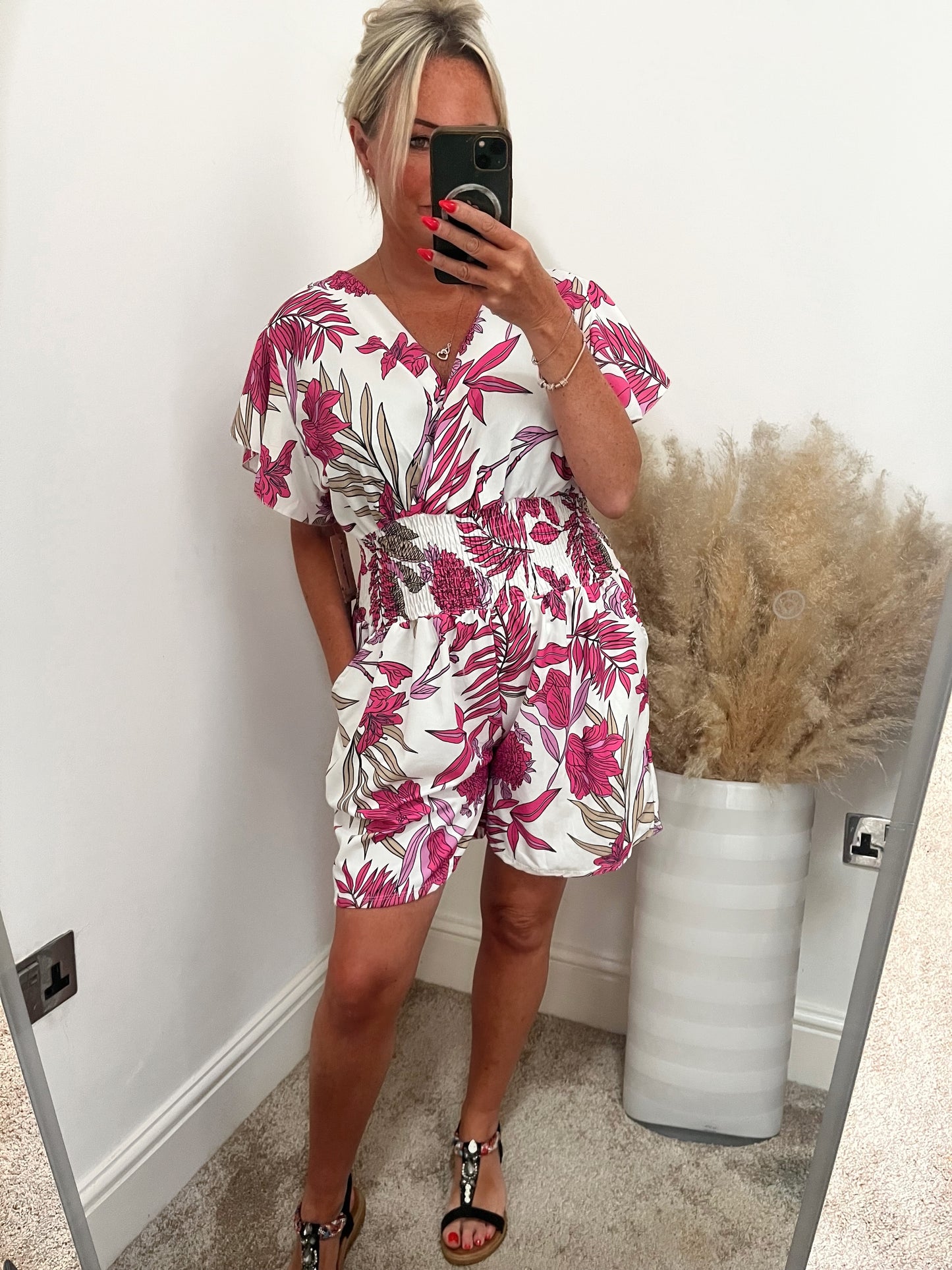Shirred Waist Magic Playsuit