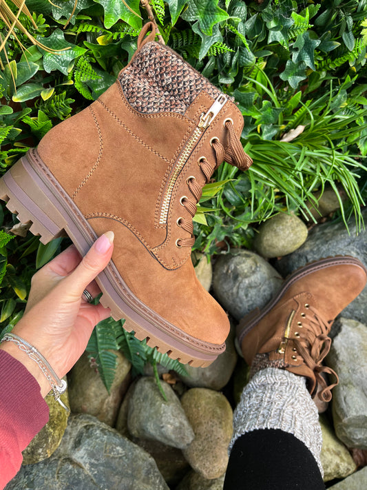 Ontario Country Ankle Boots - Camel