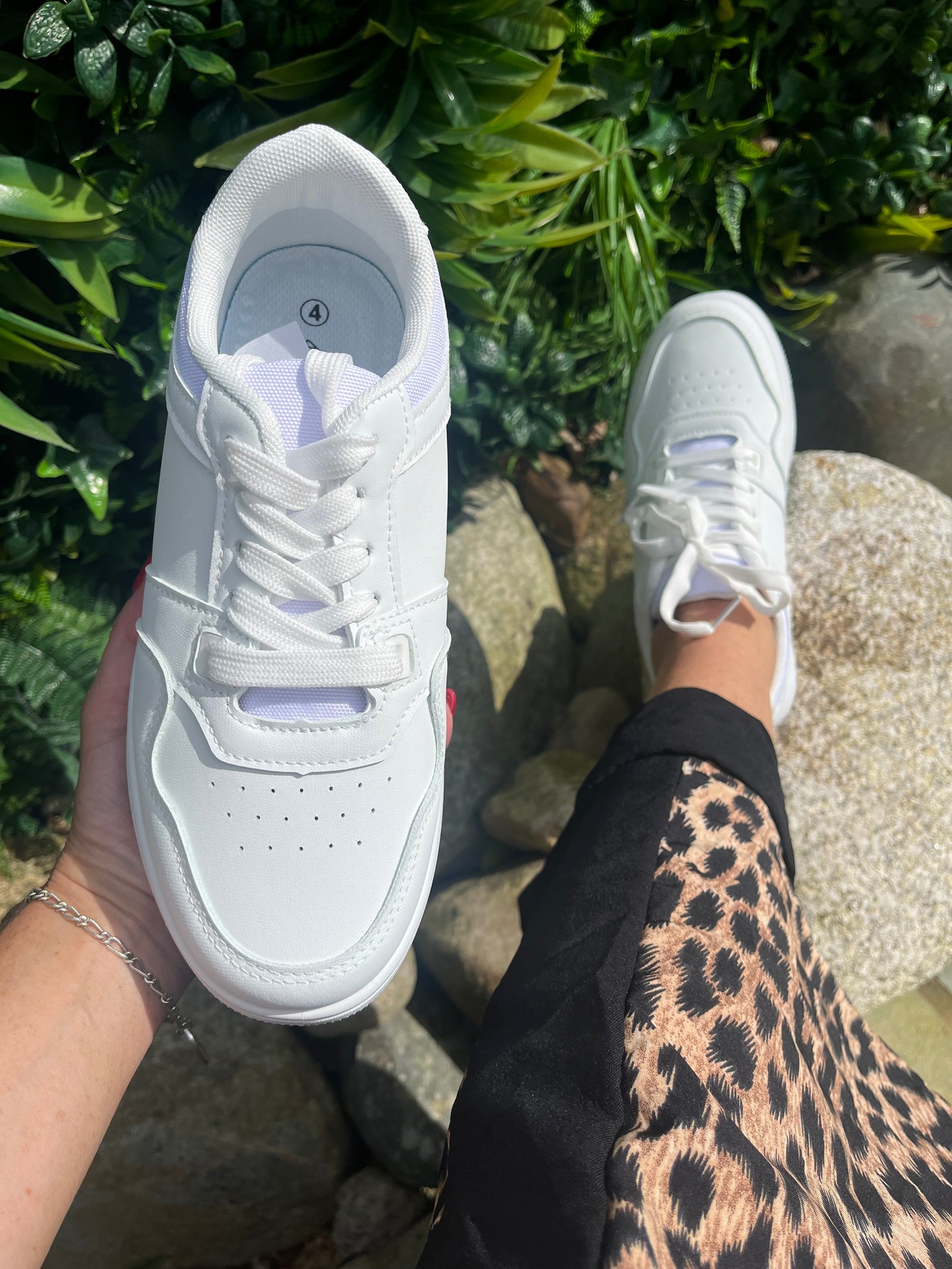 White Comfort Trainers