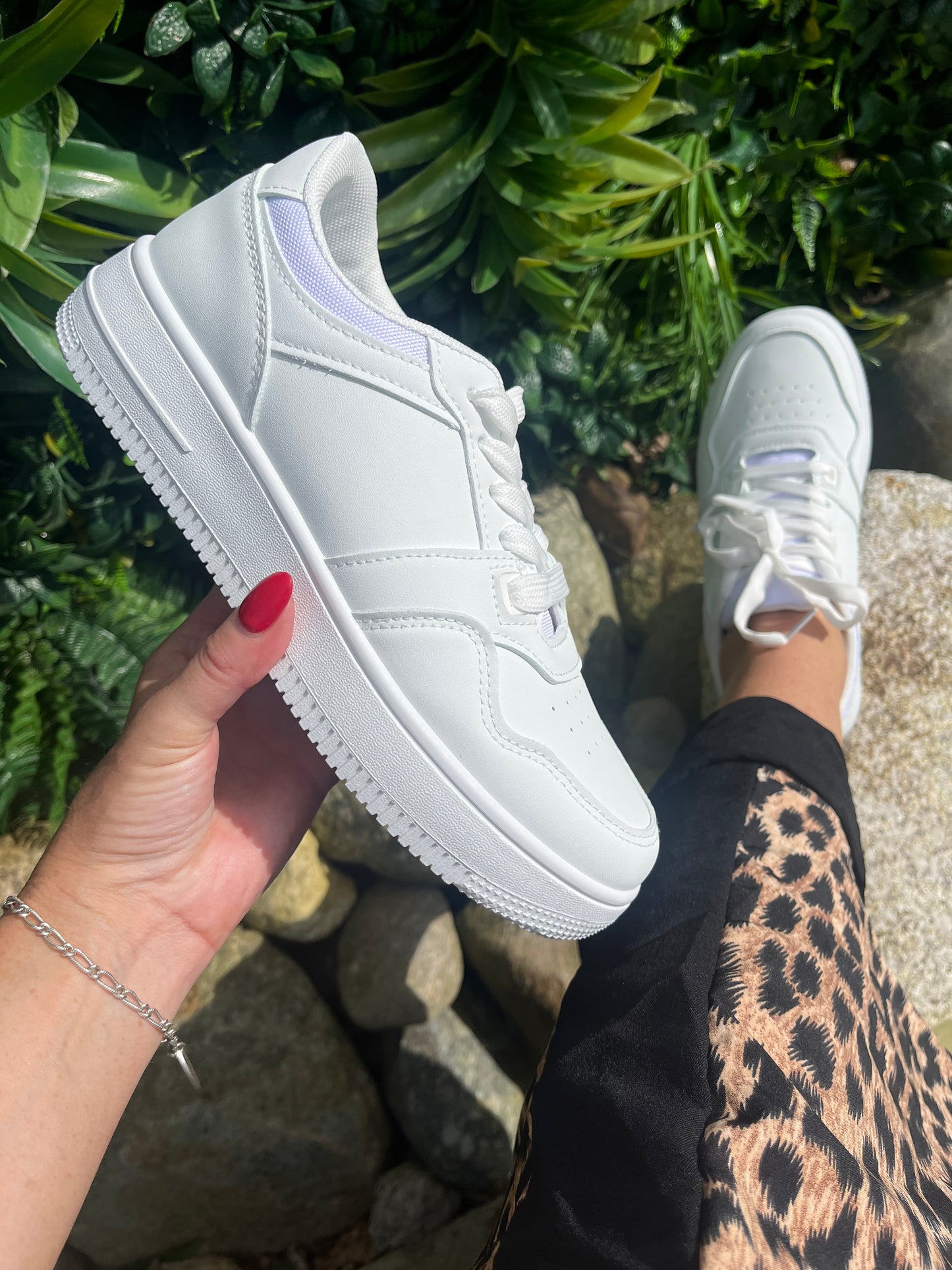 White Comfort Trainers