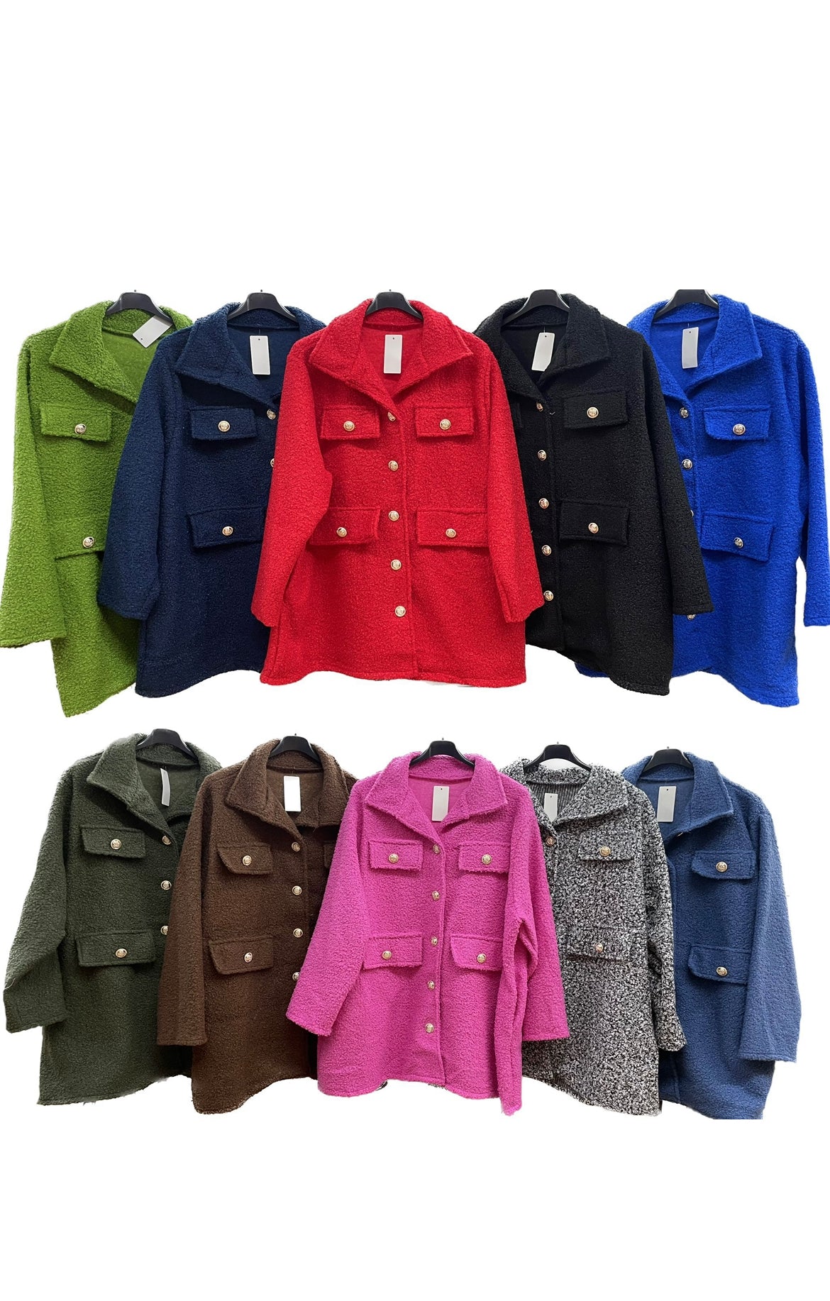 Plus size Boucle Blazers