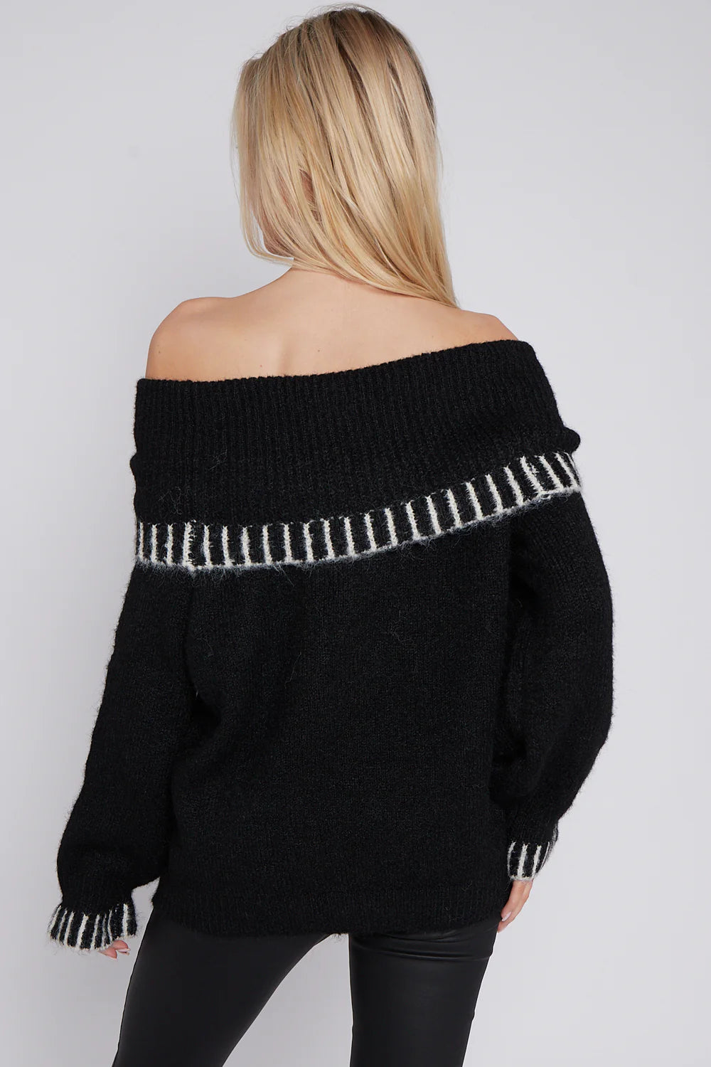 Off the Shoulder Wool Jumper